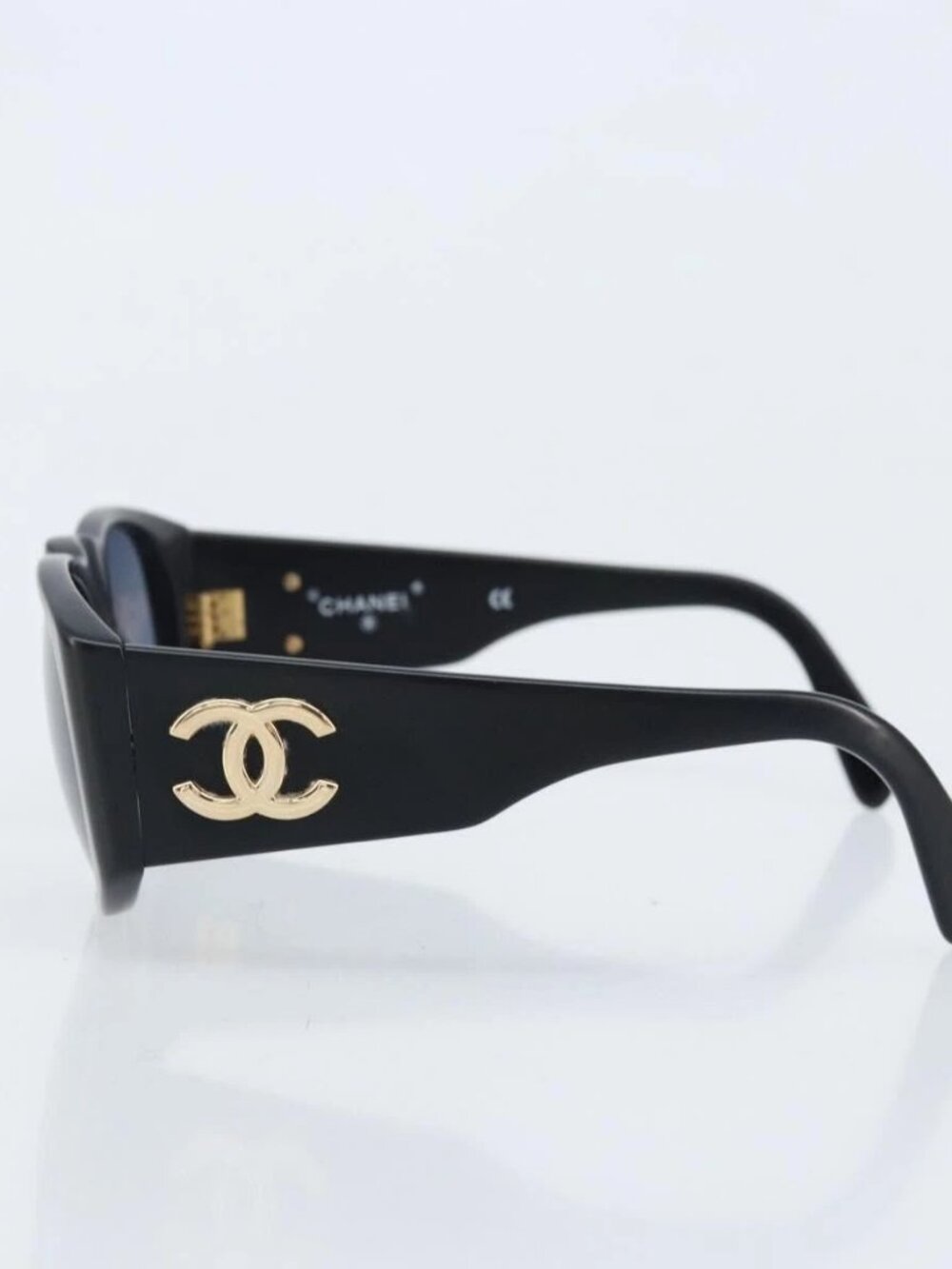 CHANEL Sunglasses plastic Black CC Auth BSZ412V - Picture 4 of 11